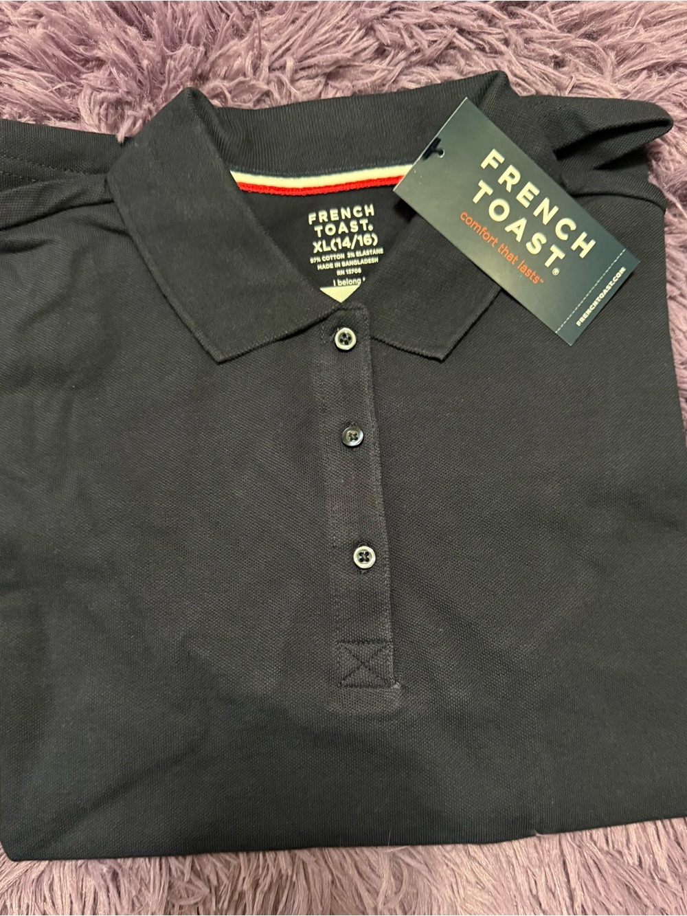 French Toast Navy Kids Polo Shirt